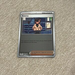 Pokemon ME04 Chaos Rising Emma 077/086 Reverse Holo Card